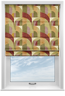Varadero Velvet, Aloe - Twist&Fit Roman Blind